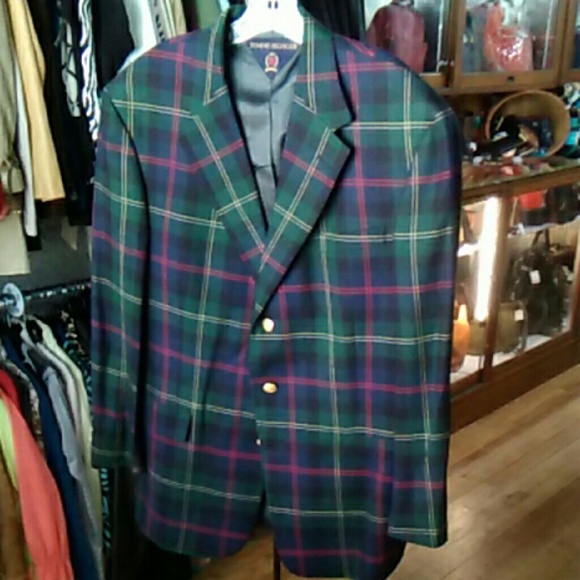 Vintage Tommy Hilfiger Tartan Blazer 